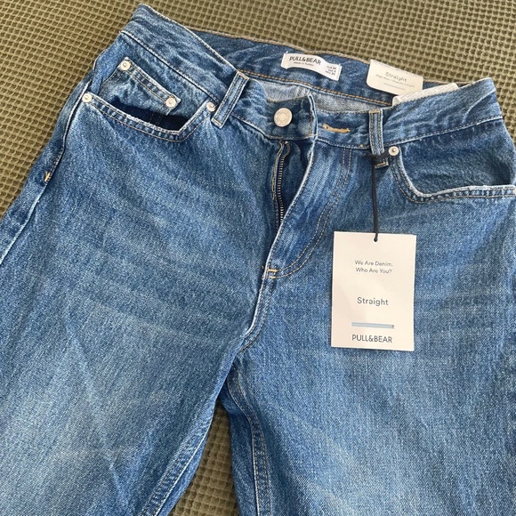 Pull & Bear Straight Leg Jeans - Picture 1 of 4